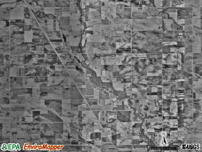 Udolpho township, Minnesota satellite photo by USGS