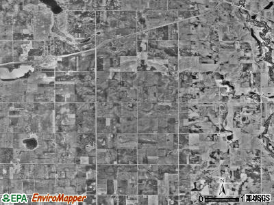 Delafield township, Minnesota satellite photo by USGS