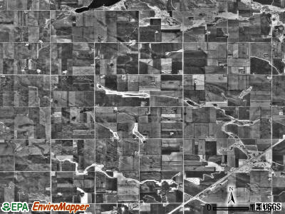 La Crosse township, Minnesota satellite photo by USGS