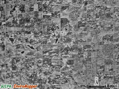 Waverly township, Minnesota satellite photo by USGS