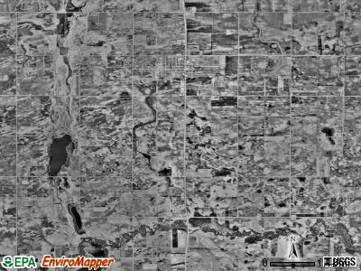 Westford township, Minnesota satellite photo by USGS