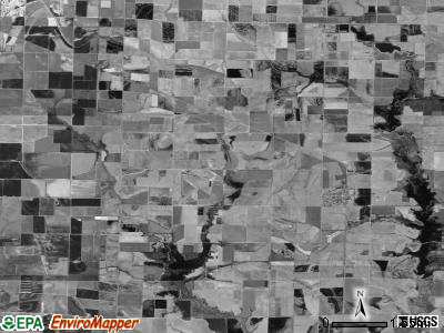 Mill Bayou township, Arkansas satellite photo by USGS