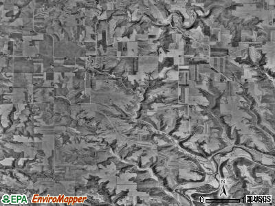 Arendahl township, Minnesota satellite photo by USGS