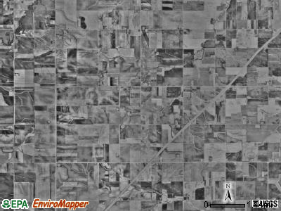 Pleasant Valley township, Minnesota satellite photo by USGS