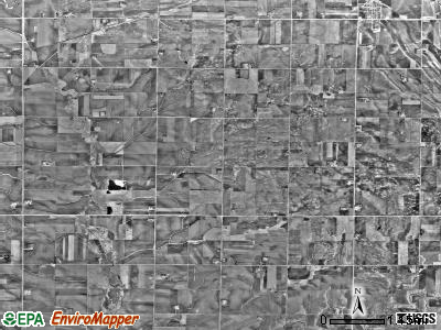 Larkin township, Minnesota satellite photo by USGS