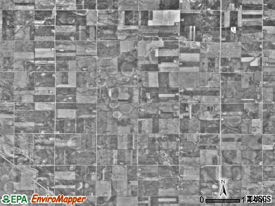 Elk township, Minnesota satellite photo by USGS
