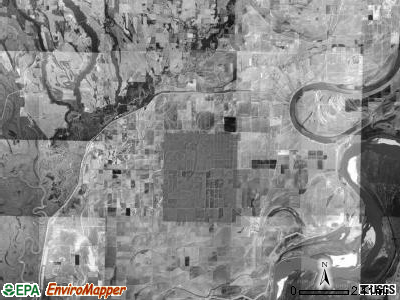 Montgomery-Smalley township, Arkansas satellite photo by USGS
