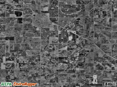 Clark township, Minnesota satellite photo by USGS