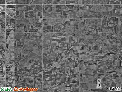 Barber township, Minnesota satellite photo by USGS