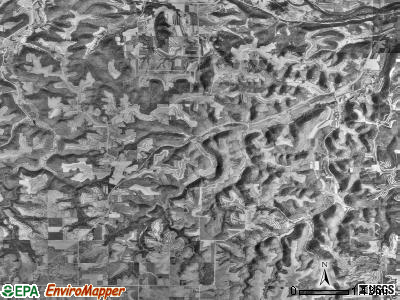 Union township, Minnesota satellite photo by USGS