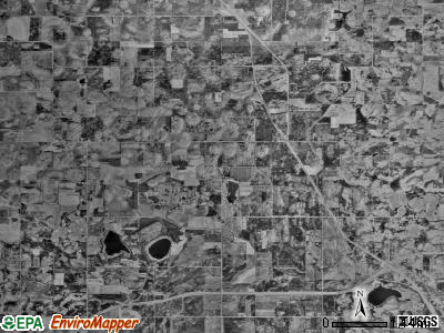Manchester township, Minnesota satellite photo by USGS