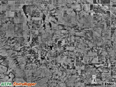 Prescott township, Minnesota satellite photo by USGS