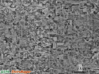 Center Creek township, Minnesota satellite photo by USGS