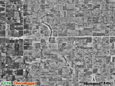 Rost township, Minnesota satellite photo by USGS
