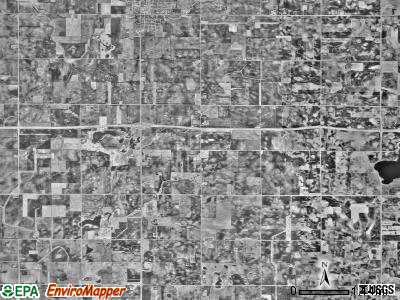 Hunter township, Minnesota satellite photo by USGS