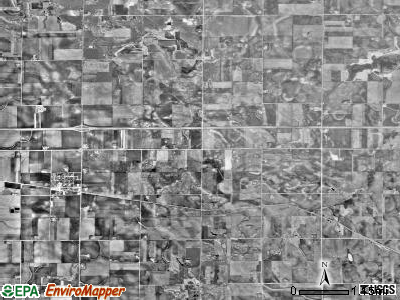 Dewald township, Minnesota satellite photo by USGS