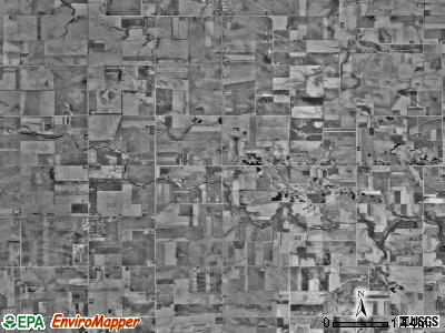 Bloomfield township, Minnesota satellite photo by USGS
