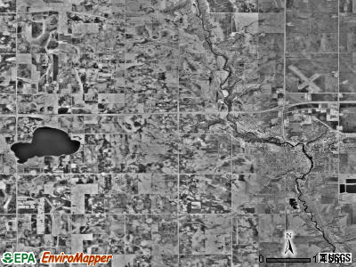 Des Moines township, Minnesota satellite photo by USGS