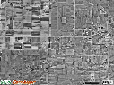 Westside township, Minnesota satellite photo by USGS