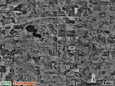 Foster township, Minnesota satellite photo by USGS