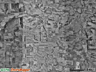 Carimona township, Minnesota satellite photo by USGS