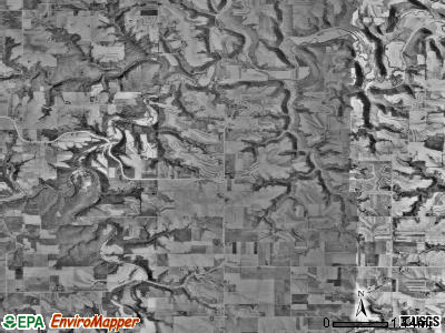 Austin township, Minnesota satellite photo by USGS
