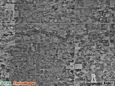 Emerald township, Minnesota satellite photo by USGS