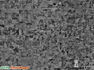 Alden township, Minnesota satellite photo by USGS