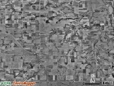 Canton township, Minnesota satellite photo by USGS