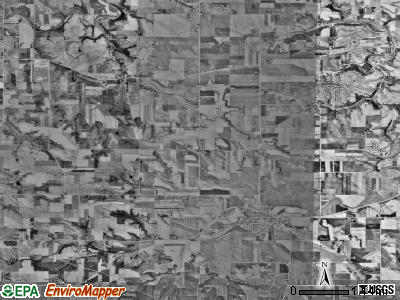 Newburg township, Minnesota satellite photo by USGS