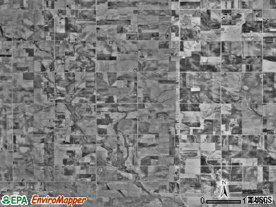 Beaver township, Minnesota satellite photo by USGS