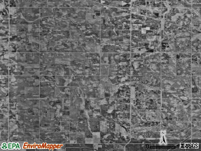 Rome township, Minnesota satellite photo by USGS