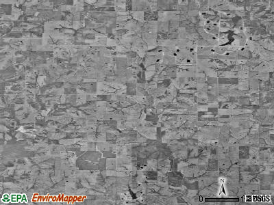 Somerset township, Missouri satellite photo by USGS