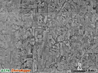 Hopkins township, Missouri satellite photo by USGS
