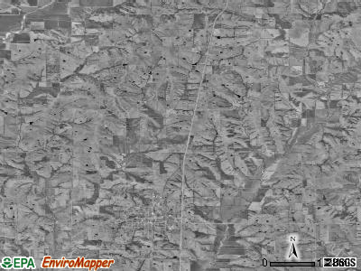 Fletchall township, Missouri satellite photo by USGS