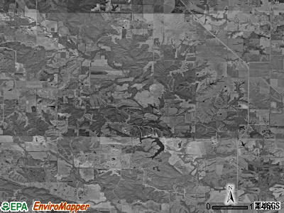 Jefferson township, Missouri satellite photo by USGS
