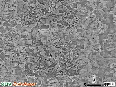 Morgan township, Missouri satellite photo by USGS