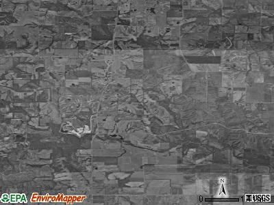 Tobin township, Missouri satellite photo by USGS