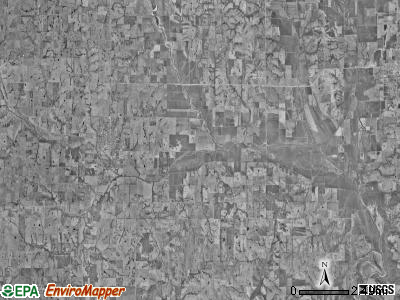 Cooper township, Missouri satellite photo by USGS