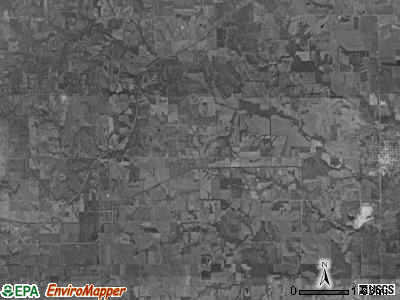 Lyon township, Missouri satellite photo by USGS