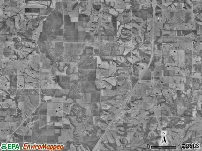 Cypress township, Missouri satellite photo by USGS