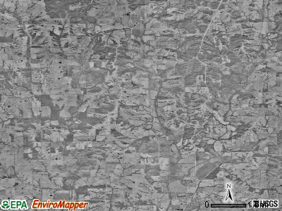 Duncan township, Missouri satellite photo by USGS