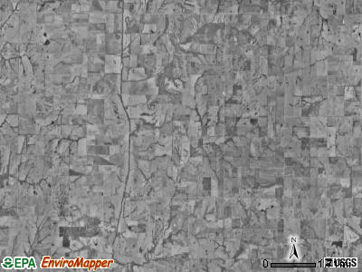 Platte township, Missouri satellite photo by USGS