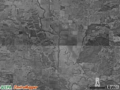 Easley township, Missouri satellite photo by USGS