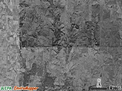 North Salem township, Missouri satellite photo by USGS
