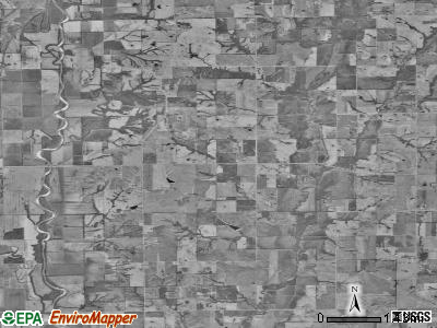 Medicine township, Missouri satellite photo by USGS