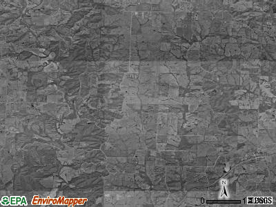White township, Missouri satellite photo by USGS