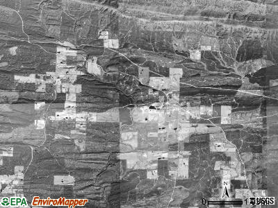Mountain township, Arkansas satellite photo by USGS