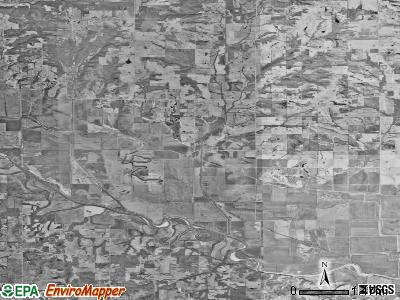 Sampsel township, Missouri satellite photo by USGS
