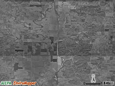 Valley township, Missouri satellite photo by USGS